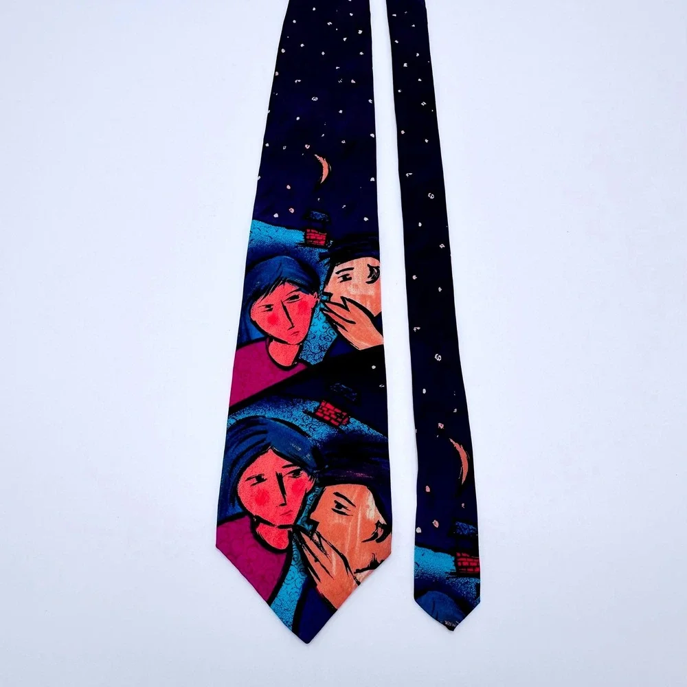 The Beatles Do You Want to Know a Secret Vintage Silk Tie Manhattan Menswear USA